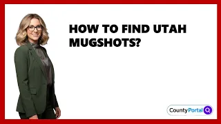 How To Find Utah Mugshots