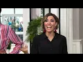 Laurie Felt Stripe and Solid Button-Down Blouse on QVC