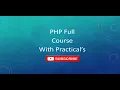 Lecture-13 PHP Assignment operators