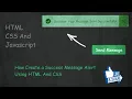 success message css how to create an animated success message box using html css am webtech