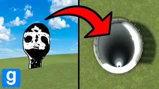 FALLING INTO AN INFINITE PIT WITH HORRIFIC CREATURES - Garry's mod Sandbox