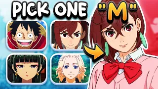 Save 1 Anime CHARACTER For Each Letter A Z 