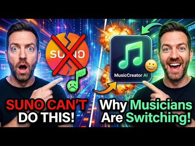 Video: Suno Can’t Do THIS: Why Musicians Are Switching to MusicCreator AI