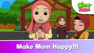Omar & Hana Make Mom Happy 😍🥰 | Islamic Series & Songs For Kids | Omar & Hana English