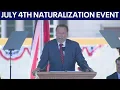 Download Lagu FULL: Former California Governor Arnold Schwarzenegger speaks at July 4th Naturalization Ceremony