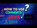 comments in Java types of comments in Java