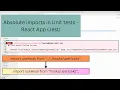 jest cannot find absolute path typescript absolute import cannot find module