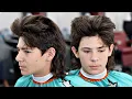 HE LOOKS WAY OLDER NOW HAIRCUT TUTORIAL HIGH TAPER MULLET