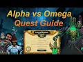 Alpha vs Omega Quest Guide City of um Quest line playthrough Dialogues
