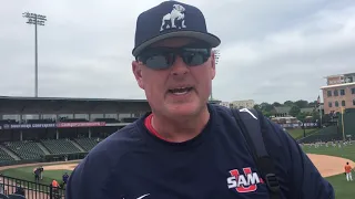 Samford head coach Casey Dunn post-game interview vs Western Carolina 2019 SoCon Tournament