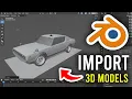 How To Import 3D Models In Blender - Step By Step