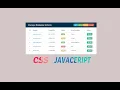 Data Table with Filter Row Feature Design CSS and JAVASCRIPT