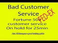 Bad Customer Service Fedex customer service When your package gets lost