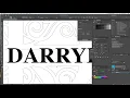 Adobe Illustrator - Adding Names to Letter Monograms