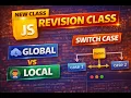 Global vs Local Variables in JavaScript Functions Switch Case