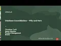 Lowering Costs with Database Consolidation - Technical Deep Dive