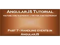 Handling events in AngularJS