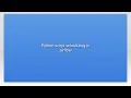 Python script scheduling in airflow