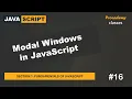 Modal Windows in JavaScript Fundamentals of JavaScript A Complete JavaScript Course