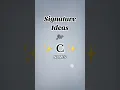 Download Lagu Easy “C” Signature Style Ideas #easy #signature #howto #c