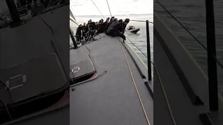 ‘Can you imagine doing the Fastnet on here?!’ #luxuryyachtlife #yachtracing #luxuryyachts #yachting