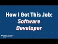 How I Got This Job Software Developer