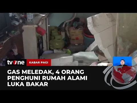 Ledakan Tabung Gas Elpiji Membuat Isi dalam Rumah Hancur dan Penghuni Terluka