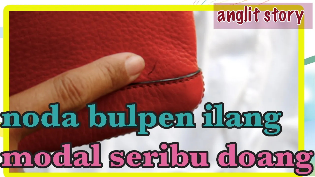 Cara Menghilangkan Noda Tinta di Tas | Penghilang Noda Tinta | Tutorial Laundry Kiloan. 