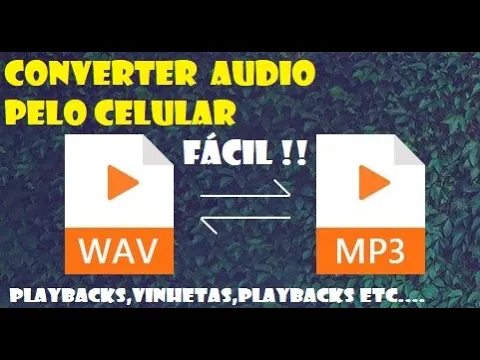 Download MP3 TRANSFORMAR AUDIO DE MP3 PARA WAV, E WAV PARA MP3 [CONVERTER]