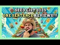 Baker Creek Seed Variety Reviews 2025