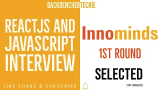 ReactJs Interview Innomids 1st Round ReactJs Javascript Software Engineer Developer