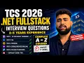 TCS FullStack Dotnet Developer Interview ALL Questions