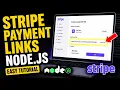 How to setup Stripe payment links with Node backend - Easy Tutorial