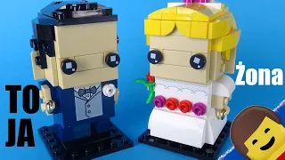 Ja już po ślubie :D / LEGO Brickheadz 40384 Pan młody i 40383 Panna młoda / RECENZJA