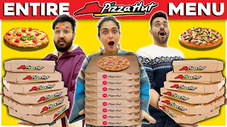 We ORDERED Entire PIZZA HUT Menu This Was Not Expected