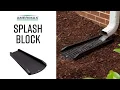 Amerimax Splash Block Downspout Extenders DIY Downspout Drainage Ideas