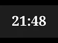 21 Minutes 48 Seconds Countdown Timer