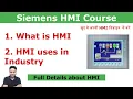 Lecture-1 What is HMI Human Machine Interface Use of HMI in Industry