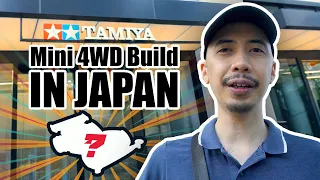 I built a mini 4wd in the Tamiya factory Japan