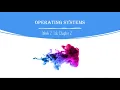 Operating Systems - Lab 2 review
