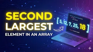 Second largest element in an Array Python Placement Coding