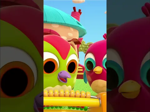 Brincando e aprendendo a contar com o ábaco do Hophop, a coruja! 🌞 #infantil #desenho  #animação