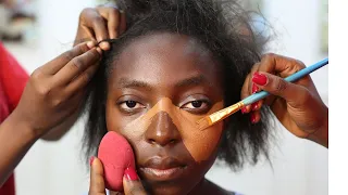 TRANSFORMATION VIDEO 👆100M VIEWS VIDEO  ⬆️ UNBELIEVABLE ⬆️😱 DARK SKIN HAIR AND MAKEUP 😱