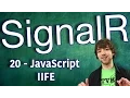 SignalR Tutorial 20 - JavaScript IIFE Immediately Invoked Function Expression