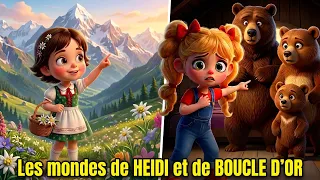 2 CONTES | Boucle d'Or et les Trois Ours + Heidi | Dessin Animé 3D avec @lesptitszamis