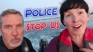 Fireworks at Clayton NY.  Police stop us and other Fiascos.  Ep141