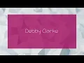 Debby Clarke - appearance