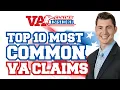 Top 10 Most Common VA Disability Claims LIVE with VA Claims Insider