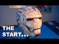Building a Cardboard Iron Man Suit The HELMET