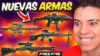 ¡6 NUEVAS ARMAS EN FREE FIRE! 🔥 * EL FIN DE FREE FIRE ESTA CERCA*  TODA LA NUEVA ACTUALIZACION !!!!